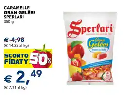 Esselunga Caramelle gran gelées Sperlari offerta