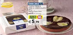 Esselunga Torta fresca pere e cioccolato offerta