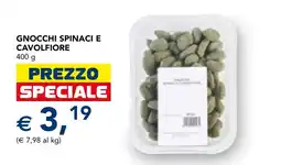 Esselunga Gnocchi spinaci e cavolfiore offerta