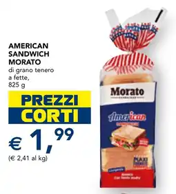 Esselunga American Sandwich Morato offerta