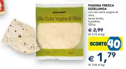 Esselunga Piadina fresca Esselunga offerta
