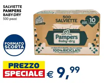 Esselunga Salviette Pampers Baby-dry offerta