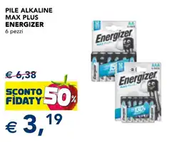 Esselunga Pile alcaline Max Plus Energizer offerta