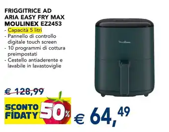 Friggitrice ad aria easy fry max Moulinex EZ2453
