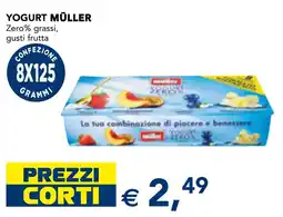 Esselunga Yogurt Müller Zero% grassi offerta