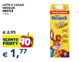 Esselunga Latte e cacao Nesquik offerta