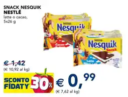 Esselunga Snack Nesquik Nestlé offerta