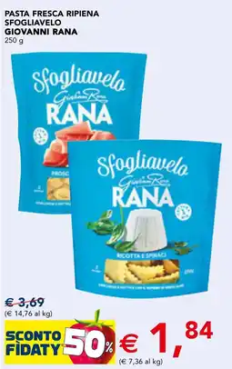 Esselunga Sfogliavelo Giovanni Rana offerta