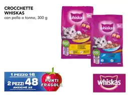 Esselunga Crocchette Whiskas offerta