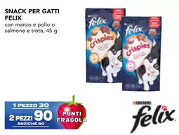 Esselunga Snack per gatti Felix offerta