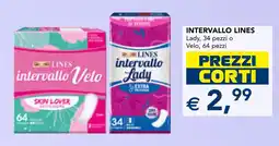 Esselunga Intervallo Lines Lady offerta