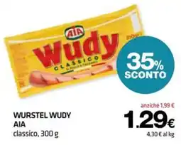 Superconti WursteL Wudy AIA classico offerta