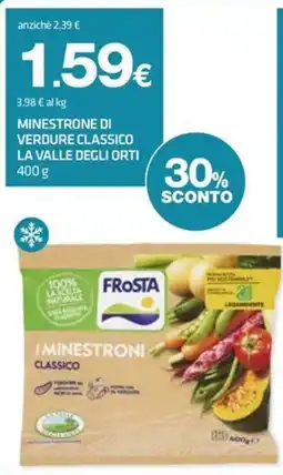 Superconti Minestrone classico Frosta offerta