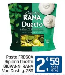 Ottimo Market Pasta Fresca Riplena Duetto Giovanni Rana offerta