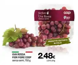 Superconti Uva Rossa Fior Fiore Coop senza semi offerta