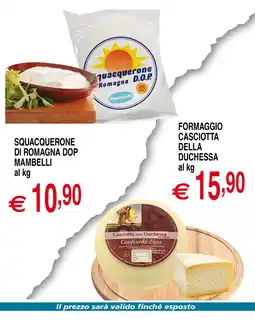 Centro Oceano Squacquerone di Romagna DOP Mambelli offerta