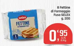 Ottimo Market Fettine di formaggio fuso Selex offerta