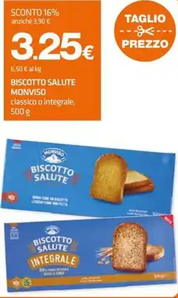 Superconti Biscotto salute Monviso offerta
