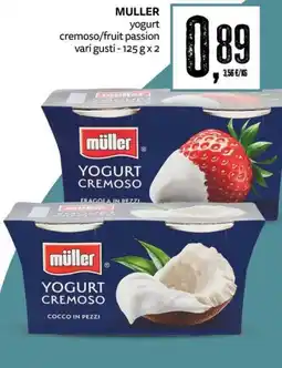PRO7 Supermercati Müller yogurt cremoso offerta