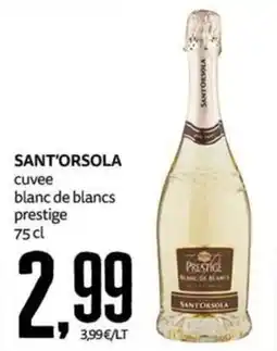 PRO7 Supermercati Sant'Orsola cuvee blanc de blancs prestige offerta