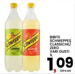 Interspar Bibite Schweppes classiche/zero vari gusti offerta