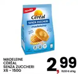 Interspar Madeleine Céréal senza zuccheri offerta