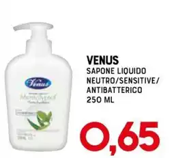 Gran Risparmio Venus sapone liquido neutro/sensitivo/antibatterico offerta