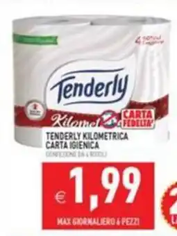 Supermercati Agorà Tenderly carta igienica offerta