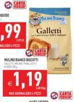 Supermercati Agorà Mulino Bianco biscotti galletti offerta