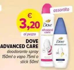 Il Tulipano Dove advanced care deodorante spray offerta