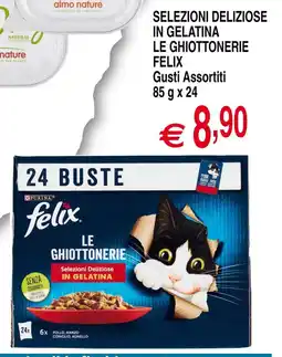 Centro Oceano Selezioni deliziose in gelatina le ghiottonerie Felix offerta