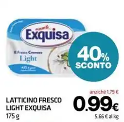 Superconti Latticino fresco light Exquisa offerta
