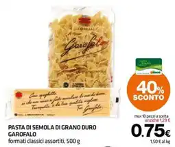 Superconti Pasta di semola di grano duro Garofalo offerta