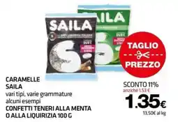 Superconti Caramelle Saila offerta