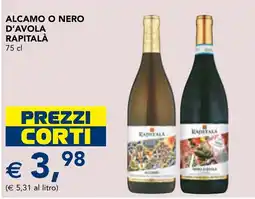 Esselunga Alcamo o Nero d'Avola Rapitalà offerta