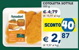 Esselunga Cotoletta sottile Amadori offerta
