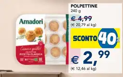 Esselunga Amadori polpette offerta