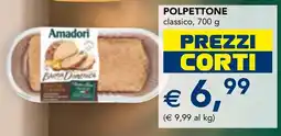 Esselunga Polpettone classico Amadori offerta