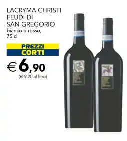 Esselunga Lacryma Christi Feudi di San Gregorio offerta