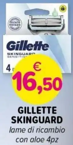 Il Tulipano Gillette Skinguard lame di ricambio con aloe offerta
