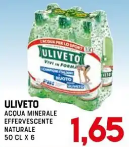Gran Risparmio Uliveto acqua minerale effervescente naturale offerta