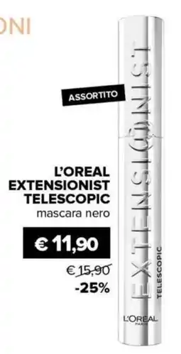 Il Tulipano L'Oréal Extensionist Telescopic mascara nero offerta