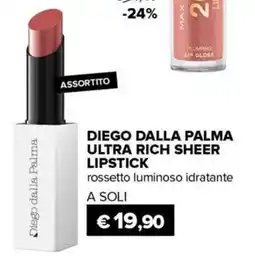 Il Tulipano Diego dalla Palma Ultra Rich Sheer Lipstick offerta
