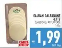 Supermercati Agorà Galbani Galbanone fette classiche affumicate offerta