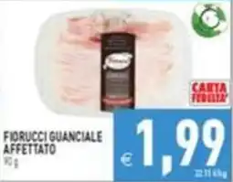 Supermercati Agorà Fidorucci guanciale affettato offerta