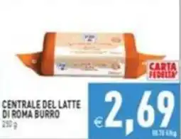 Supermercati Agorà Centrale del latte di Roma burro offerta