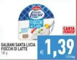 Supermercati Agorà Galbani Santa Lucia Fiocchi di Latte offerta