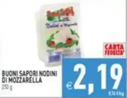 Supermercati Agorà Buoni Sapori Nodini di Mozzarella offerta