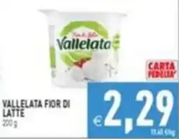 Supermercati Agorà Vallelata fior di latte offerta