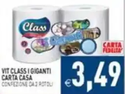 Supermercati Agorà Vit Class i giganti carta casa offerta